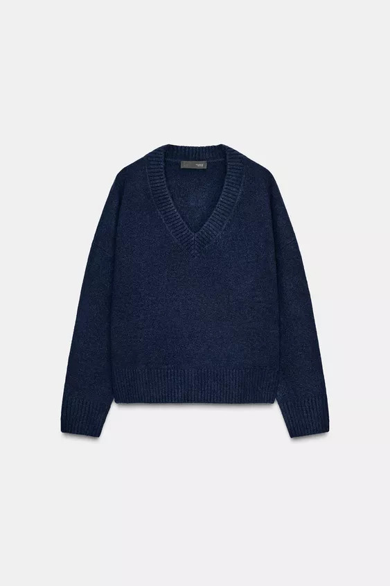 SOFT KNIT V-NECK SWEATER | Zara Canada