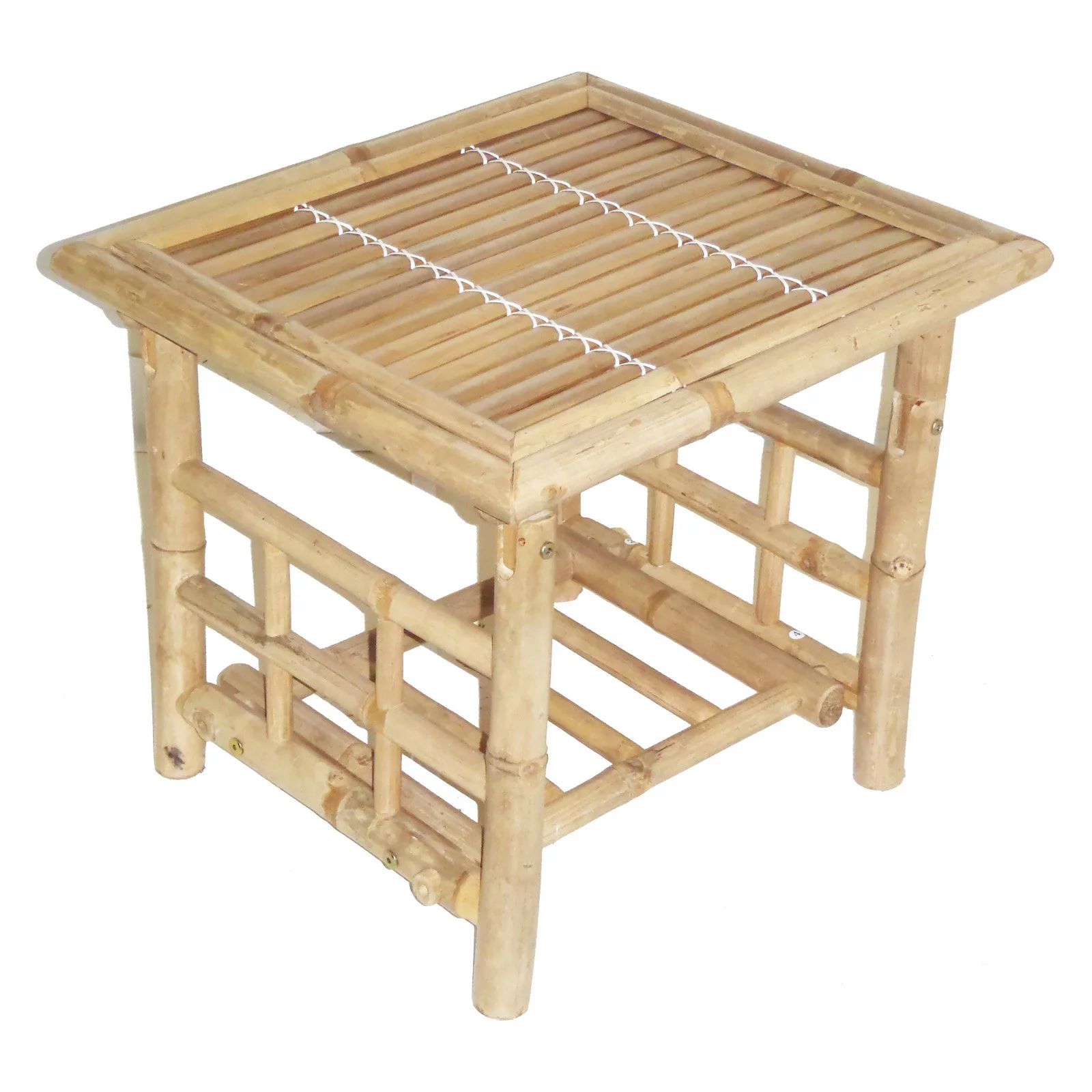 Bamboo54 Wood Square Patio End Table | Walmart (US)