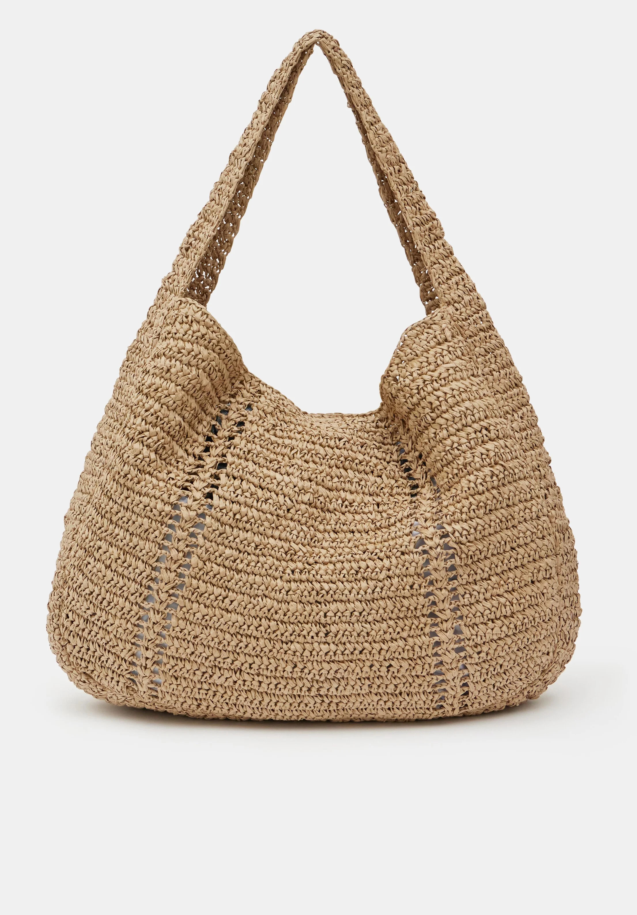 Raffia Oversized Tote Bag | Hush UK