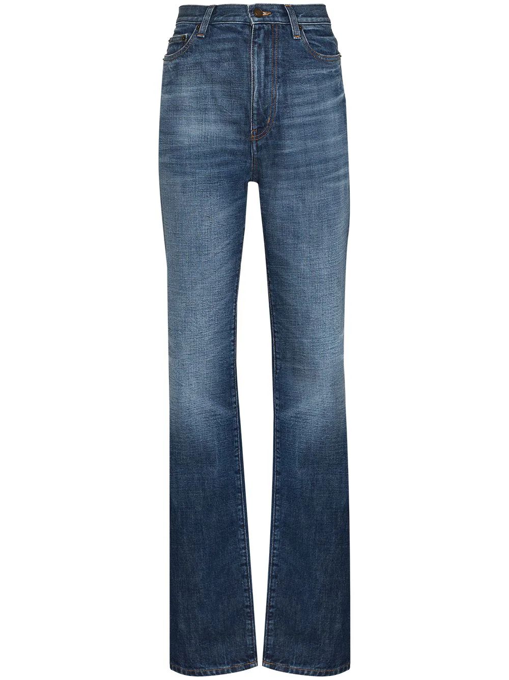 jeans acampanados con tiro alto | Farfetch (RoW)