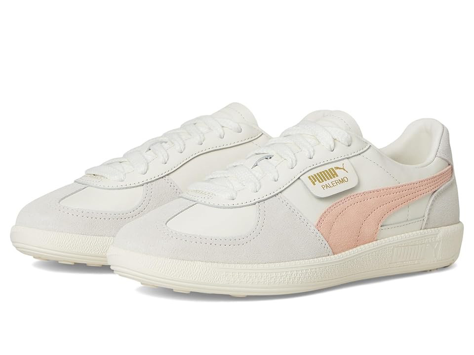 PUMA Golf Puma Palermo G Women's Golf Shoes Warm White/Tropical Peach : 9.5 B - Medium, Leather/Rubber | Zappos