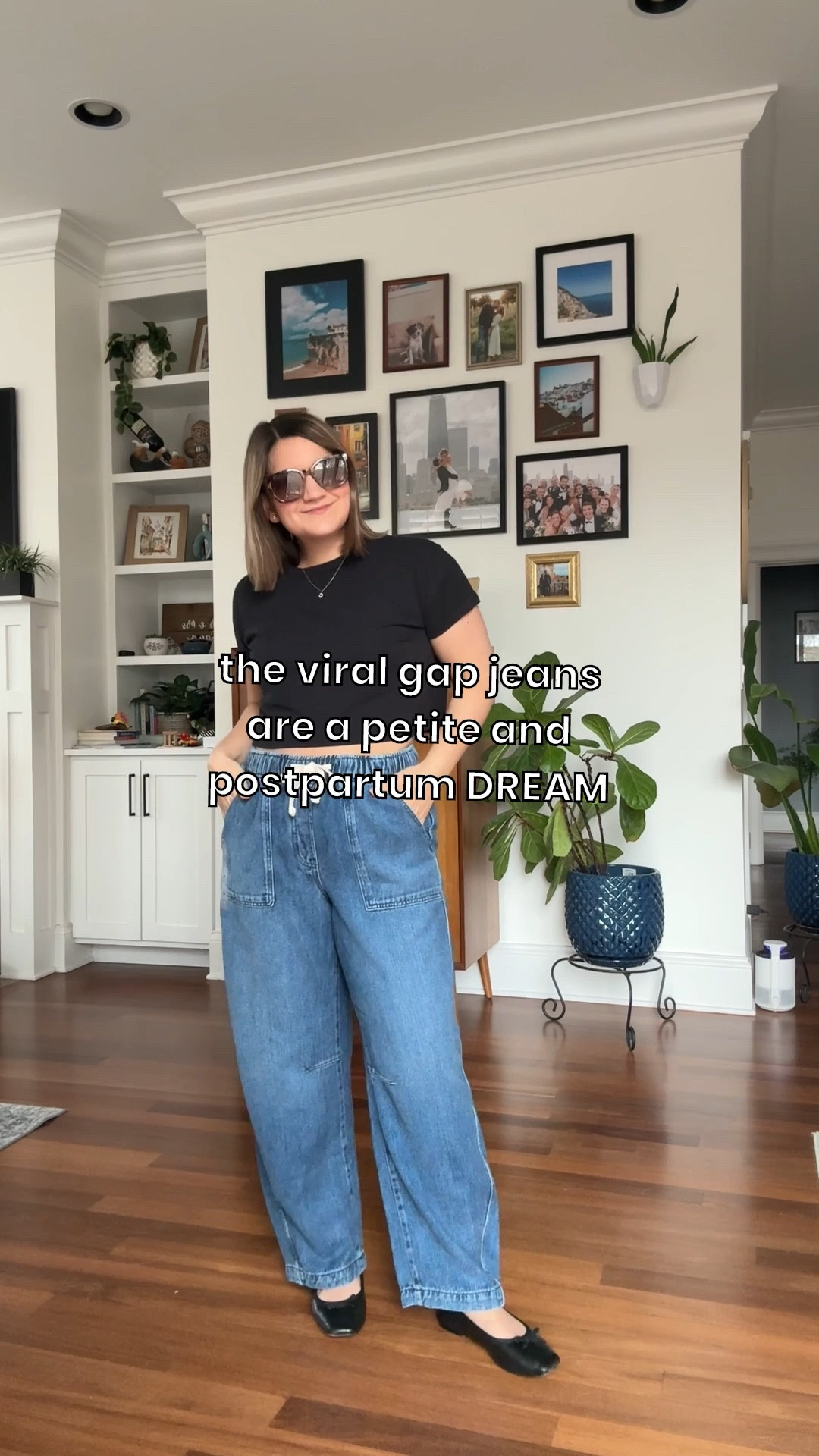 Wearing a medium in all of them! The mid rise is way more petite friendly but linking the high rise if you’re taller than me (5’2”).

Pull on jeans
Comfy jeans 
Drawstring pants
Viral gap jeans
Postpartum style 

#LTKFindsUnder100 #LTKFindsUnder50 #LTKSaleAlert