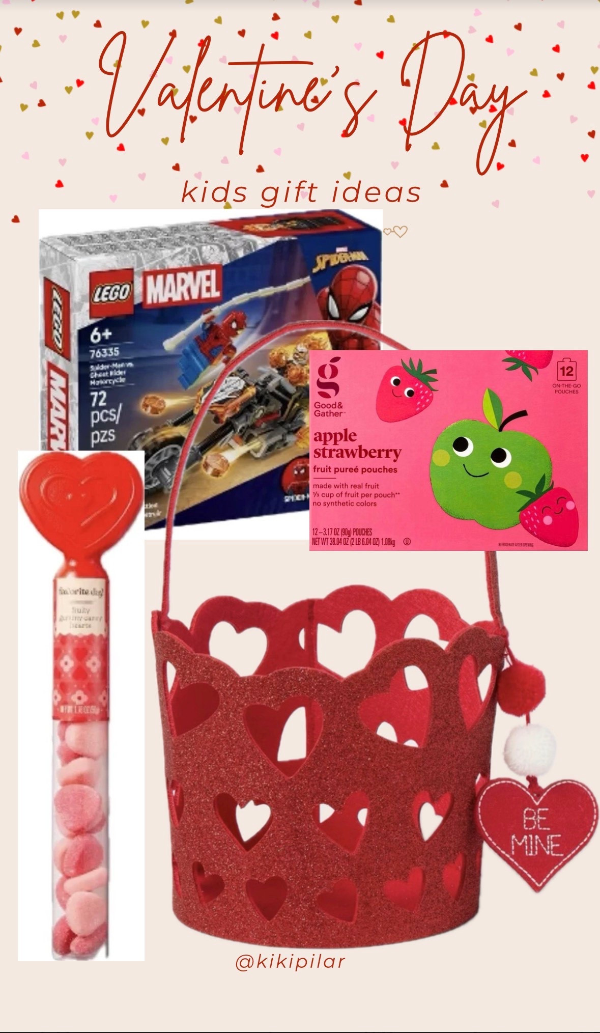 Valentines basket for kids
Valentine’s gift baskets inspo
Target valentines
Valentine’s Day basket for boys
Valentine’s toys for boys
Valentine’s snacks
Valentine’s candy
Kids valentines gift basket 
Boys Valentine’s gift basket
Lego toys for Valentine’s Day
Heart candy
Pink candy
Pink snacks for Valentine’s Day 

#LTKKids #LTKValentine