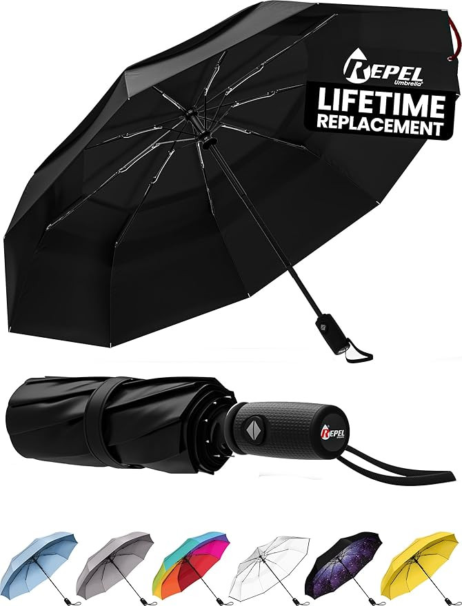 Repel Umbrella – Engineered to Withstand 85MPH Winds – Chosen by Wirecutter 2025 as Strongest... | Amazon (US)