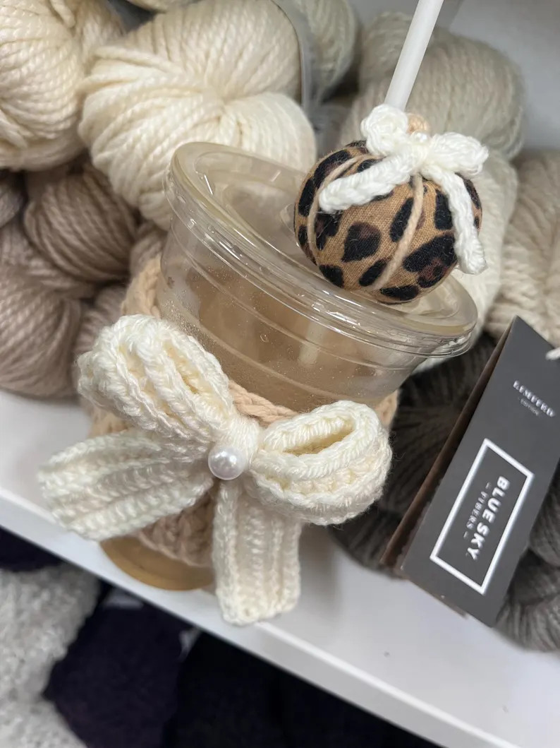 Fall Bow Cozie - Etsy | Etsy (US)