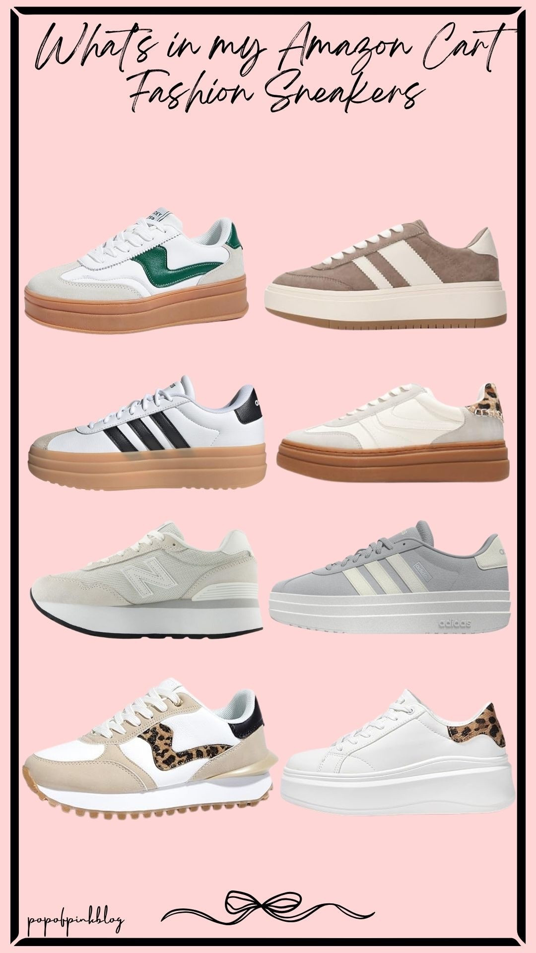 Fashion Sneakers - all affordable and easy to style!👟🌸🎉
Spring sneakers
Fashion sneakers 
Amazon sneakers
Affordable sneakers 
Platform sneakers 
Adidas sneakers
Women’s sneakers
Leopard sneakers 

#LTKfitnessgoals #LTKSaleAlert #LTKootd