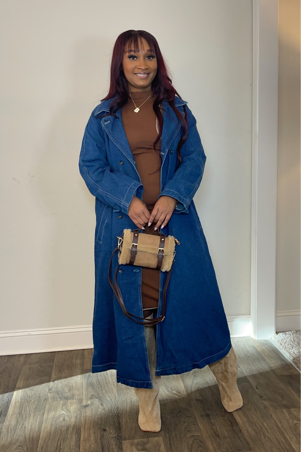Denim Trench 

#LTKU #LTKSeasonal #LTKStyleTip