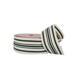 2.5" x 80Ft Green Stripes Wired Jumbo Ribbon by Celebrate It® | Michaels® | Michaels Stores