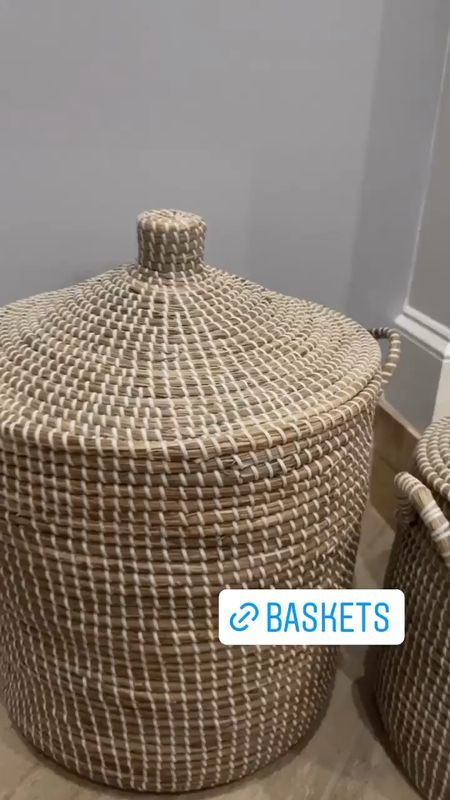 Serena & Lily basket lookalike for less from World Market! 
#ltkvideo 

Lee Anne Benjamin 🤍

#LTKunder100 #LTKhome #LTKstyletip