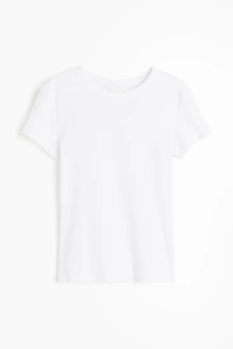 Geripptes T-Shirt | H&M (DE, AT, CH, NL, FI)