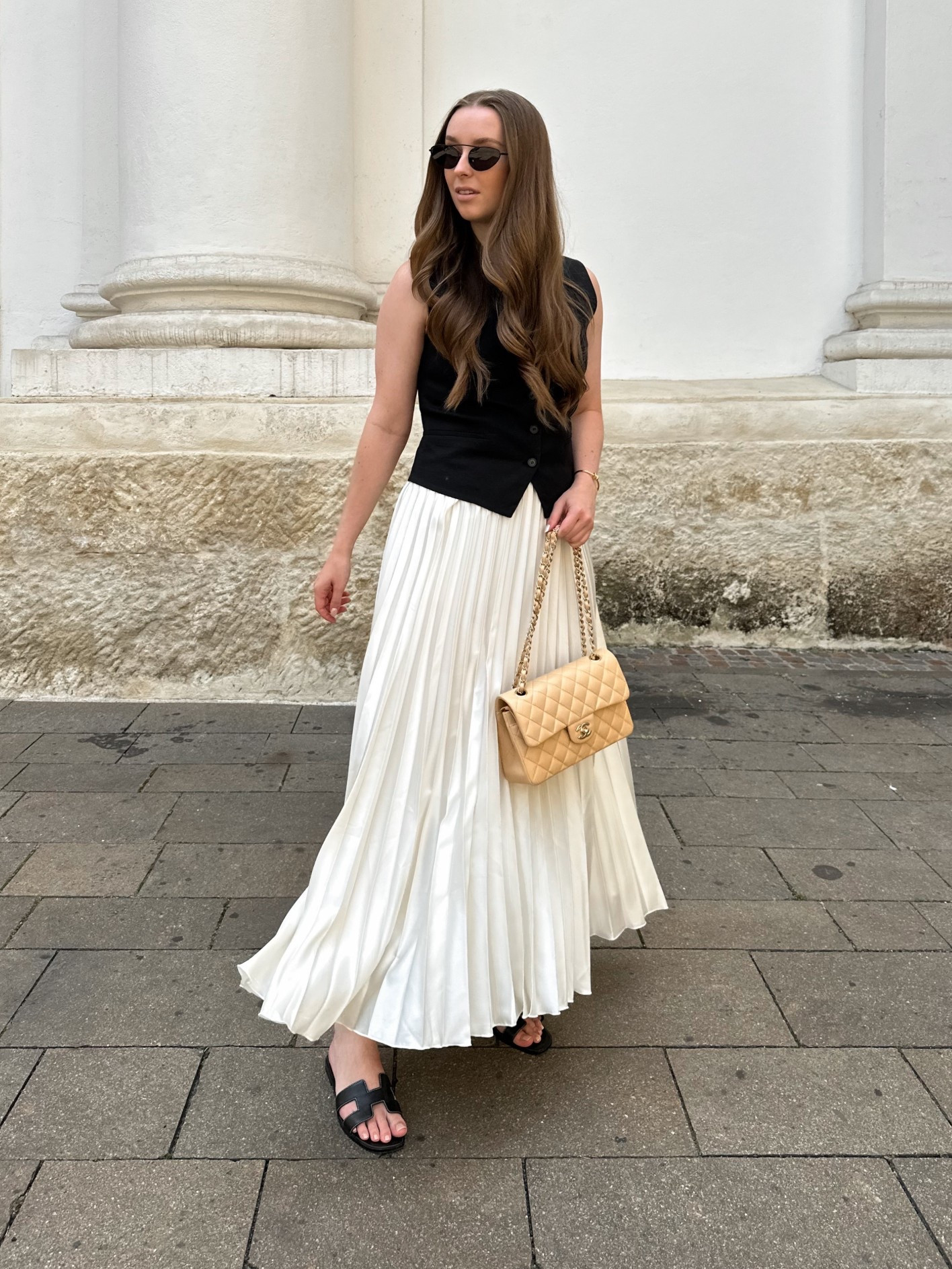 Layering a waistcoat on my fav plissé dress 🫶🏼

#LTKeurope #LTKstyletip #LTKsummer