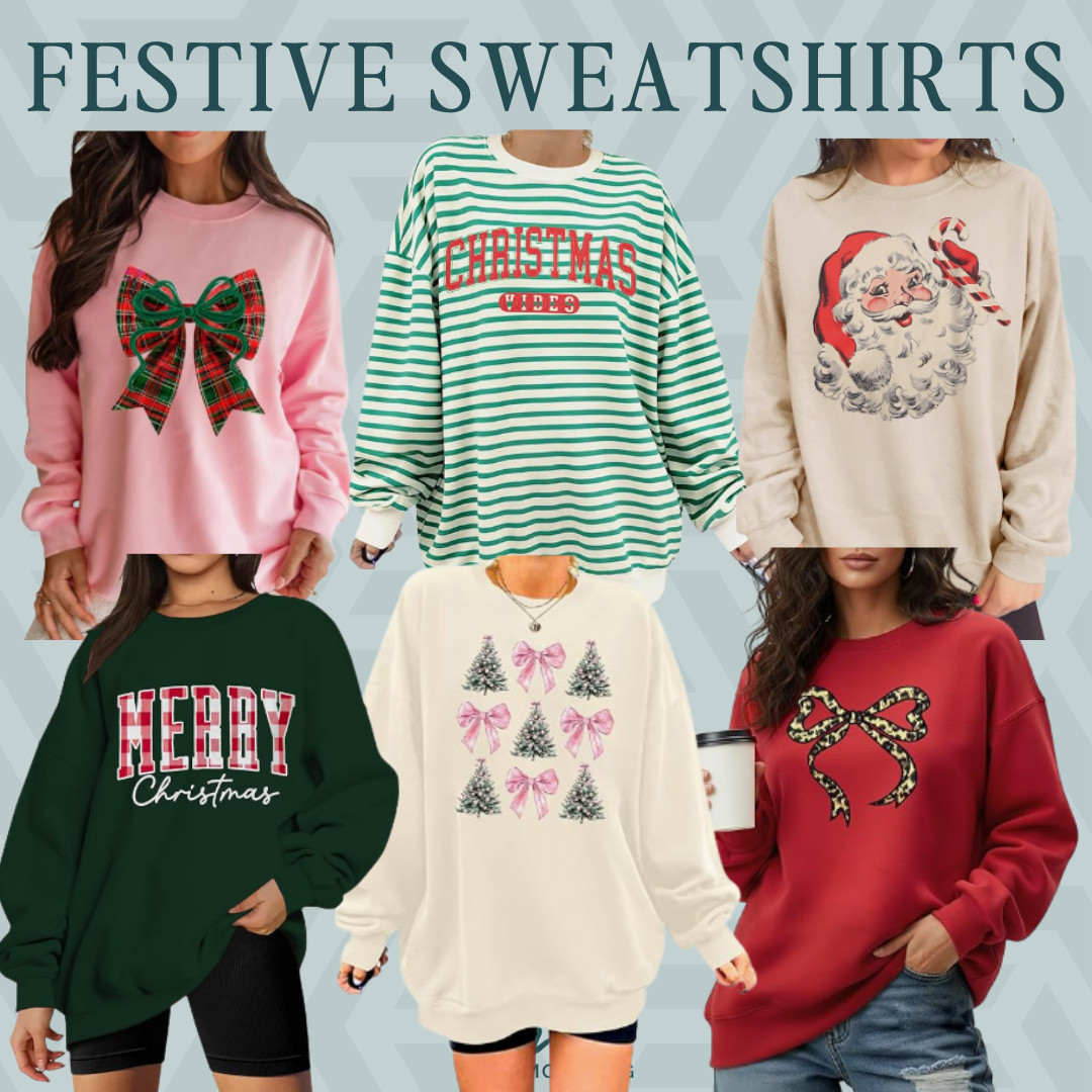 Lots of fun holiday sweatshirts! 🎅 

 #LTKHoliday