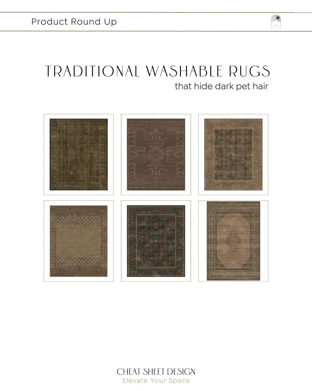 Traditional washable rugs that hide dark pet hair  

#LTKStyleTip #LTKHome #LTKFamily