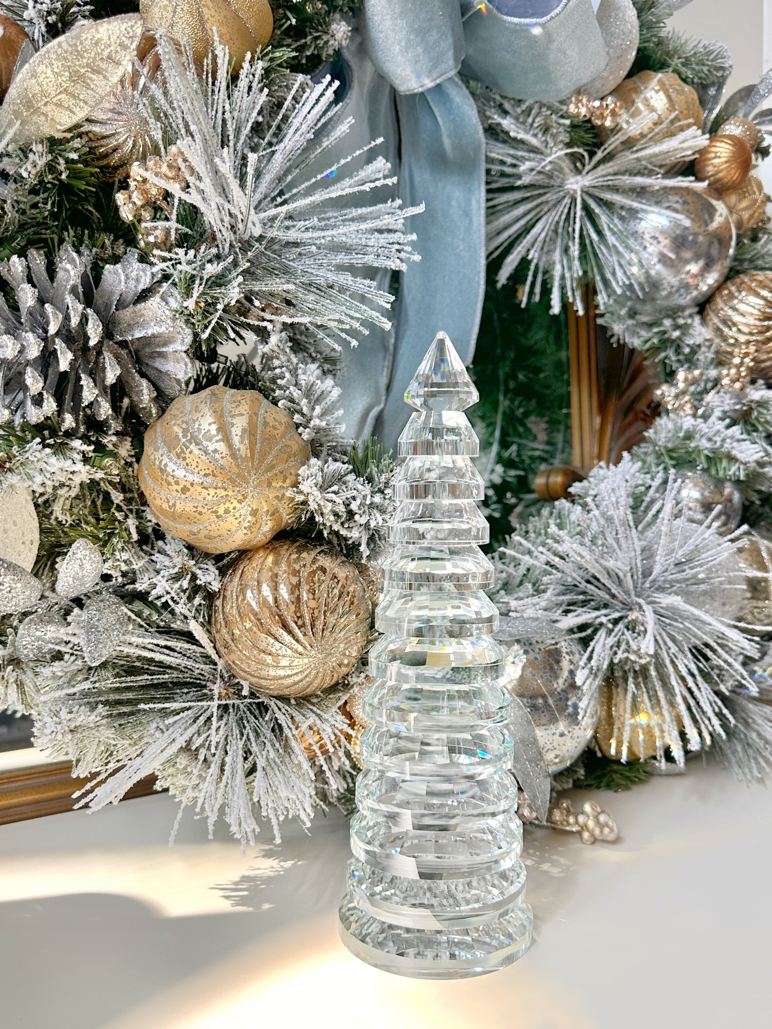 Under $30 Crystal Christmas tree 🎄✨ Christmas decor glass trees crystal trees holiday decor tjmaxx finds 

#LTKHome #LTKSaleAlert #LTKHoliday