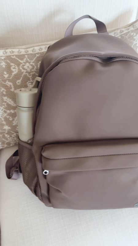 Loving my new water repellent backpack from Flabetics that I got on sale for $30, and my new water bottle which is the most perfect neutral beige from Amazon $20. I'll use them a lot on my upcoming trip to Mexico! 🤎

#LTKFindsUnder50 #LTKSaleAlert #LTKStyleTip