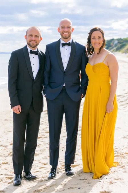 This yellow wedding guest dress is perfect for a beach wedding or as a fall wedding guest dress!

#LTKwedding #LTKunder100