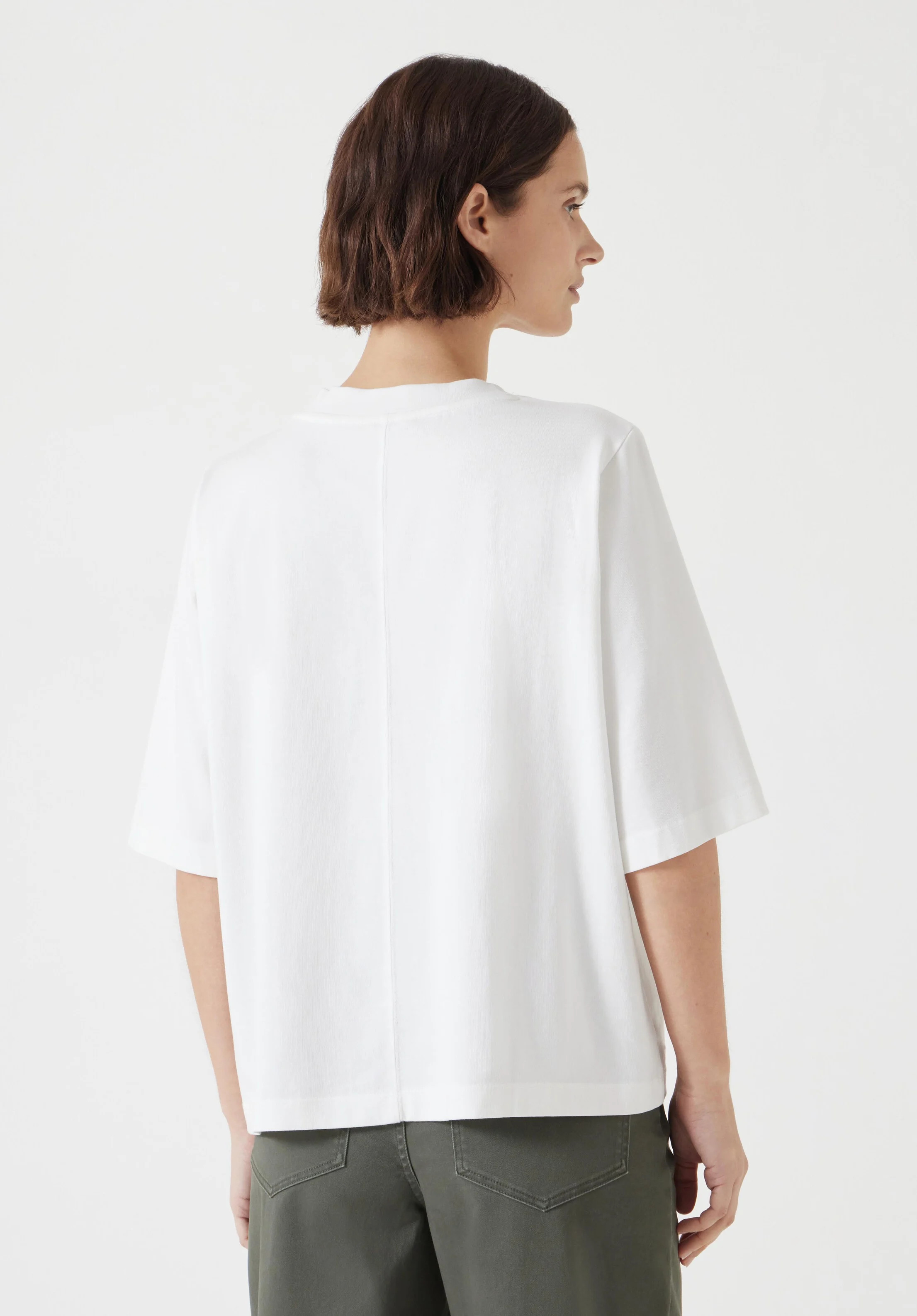 Romina Heavyweight Cotton T-Shirt | Hush UK