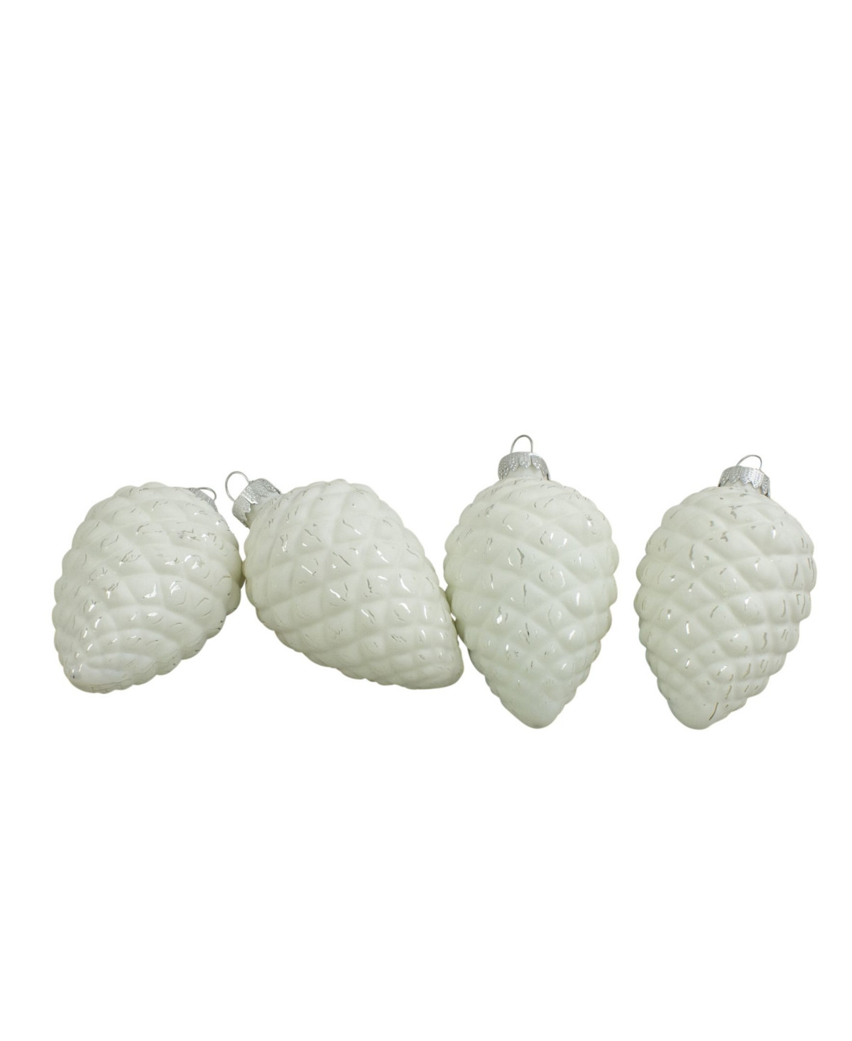 Northlight 4 Count and Matte Pine Cone Glass Christmas Ornaments | Macys (US)