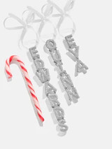 Love At Frost Sight Custom Ornament - Silver | BaubleBar (US)