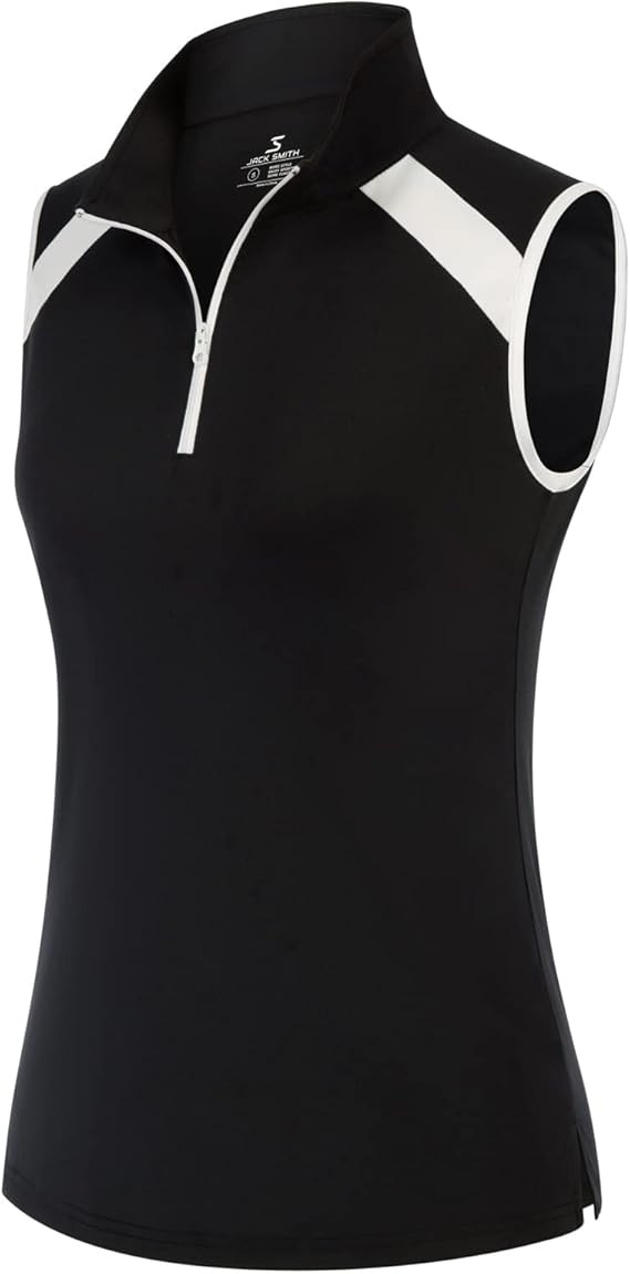 JACK SMITH Womens Polo Shirts Sleeveless Golf Dri Fit Collared Shirts | Amazon (US)
