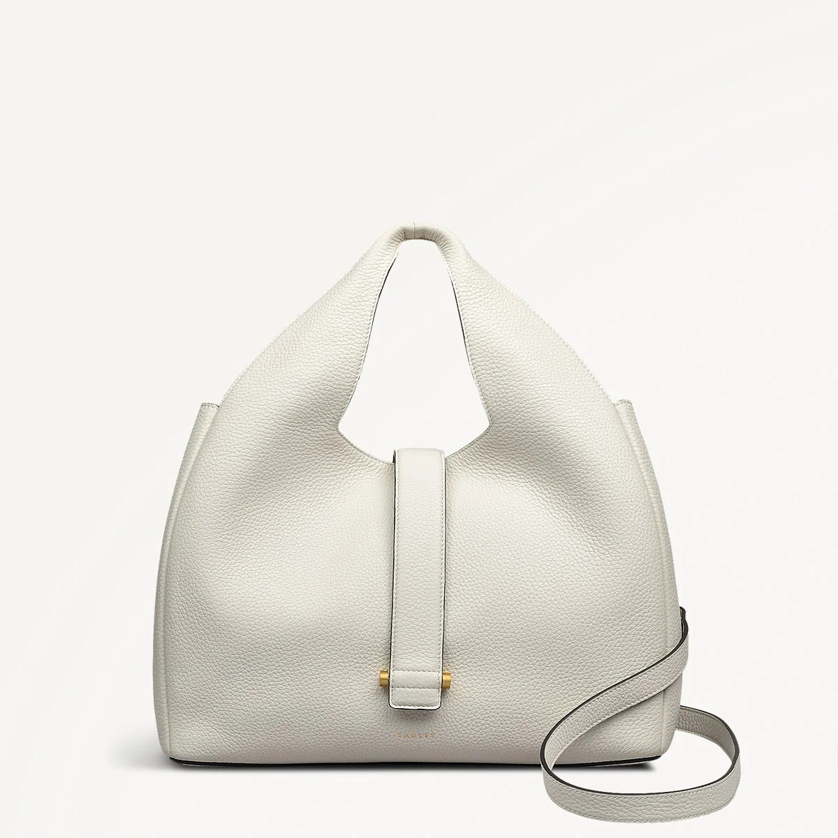 Chalk White Leather Grab Bag | Sloane Street AW25 | Radley | Radley London US