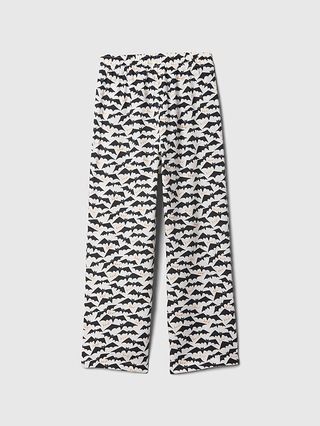 Kids 100% Recycled Polyester Print PJ Pants | Gap Factory