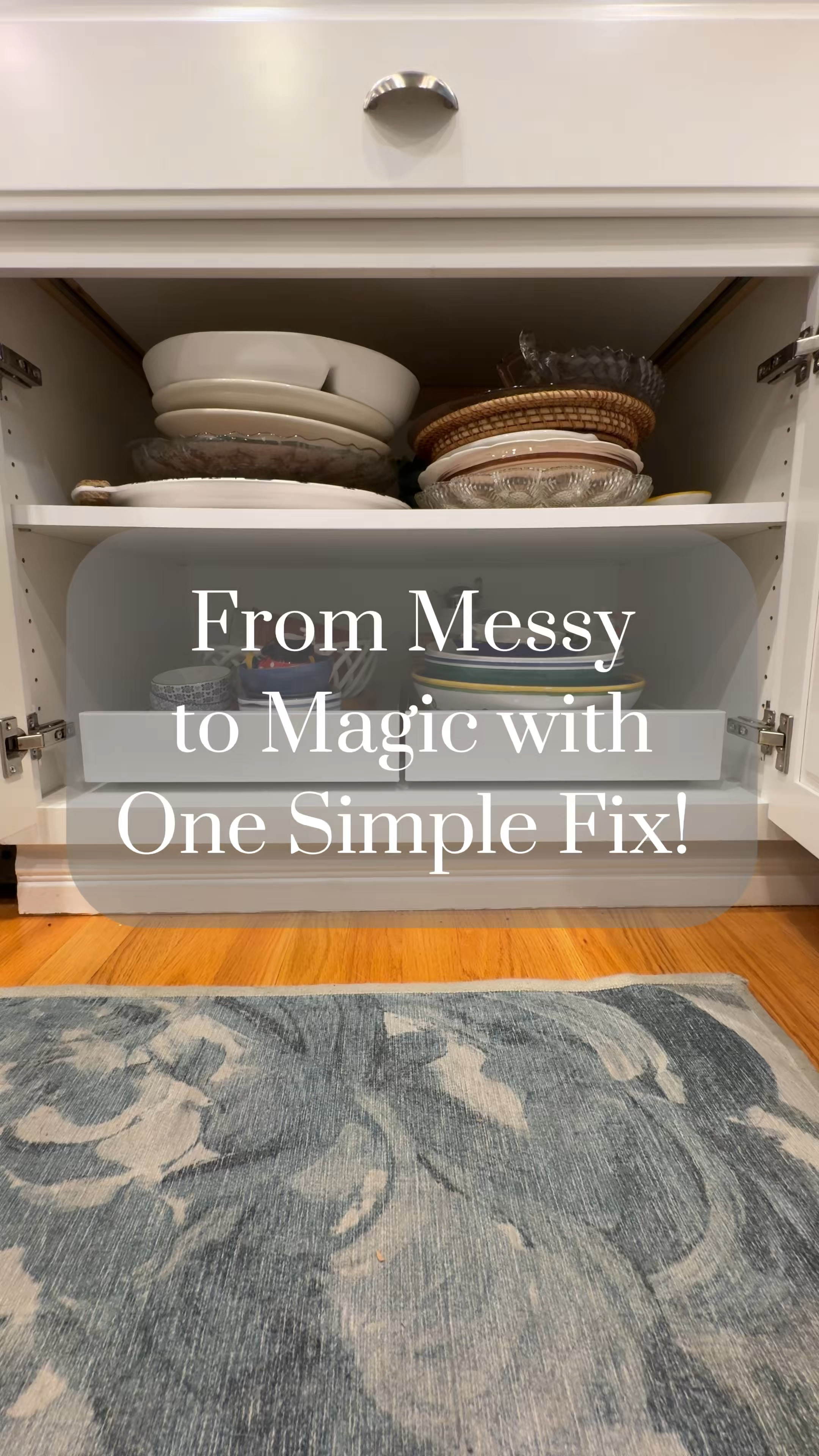 No more digging, no more reaching—just smooth, effortless access! ✨ 
 
This simple pull-out shelf makes organization easier than ever. Ready to give your cabinets a glow-up? 😍👇
 
📌 Share with someone who needs this!

#LTKHome