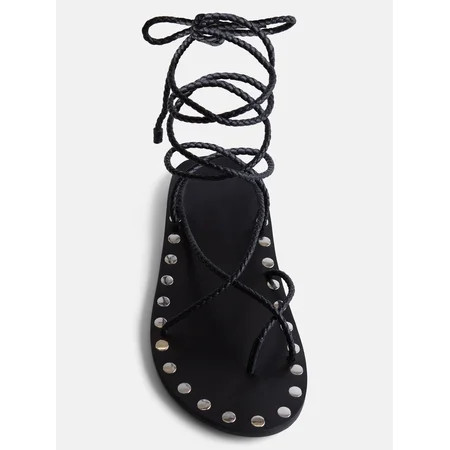 Scoop Women's Ankle Wrap Sandals | Walmart (US)
