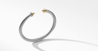 Cable Classic Collection® Bracelet with 14K Yellow Gold | David Yurman