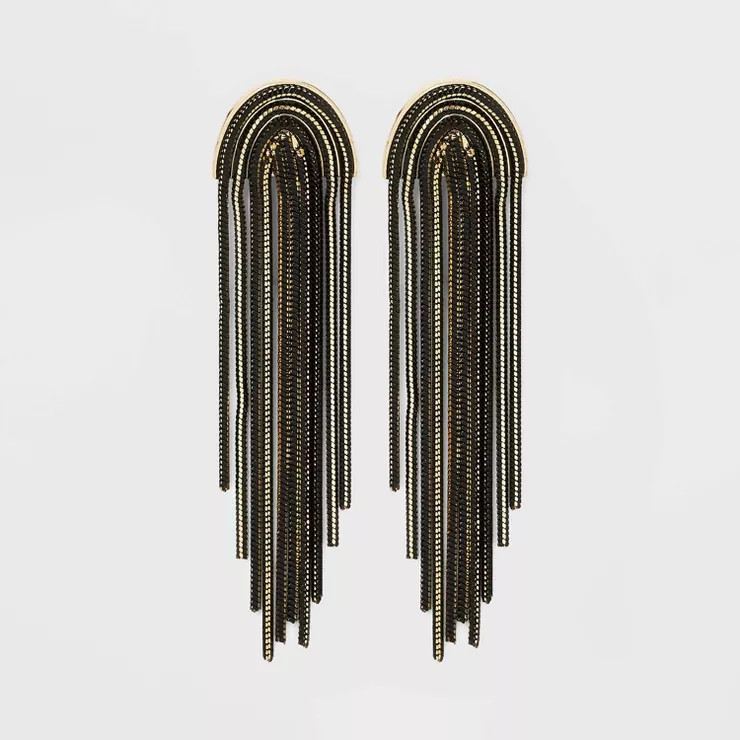 SUGARFIX by BaubleBar Chain Fringe Statement Earrings | Target