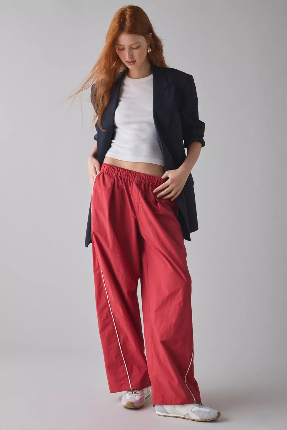 BDG Best Yet Baggy Wide Leg Track Pant | Urban Outfitters (US and RoW)