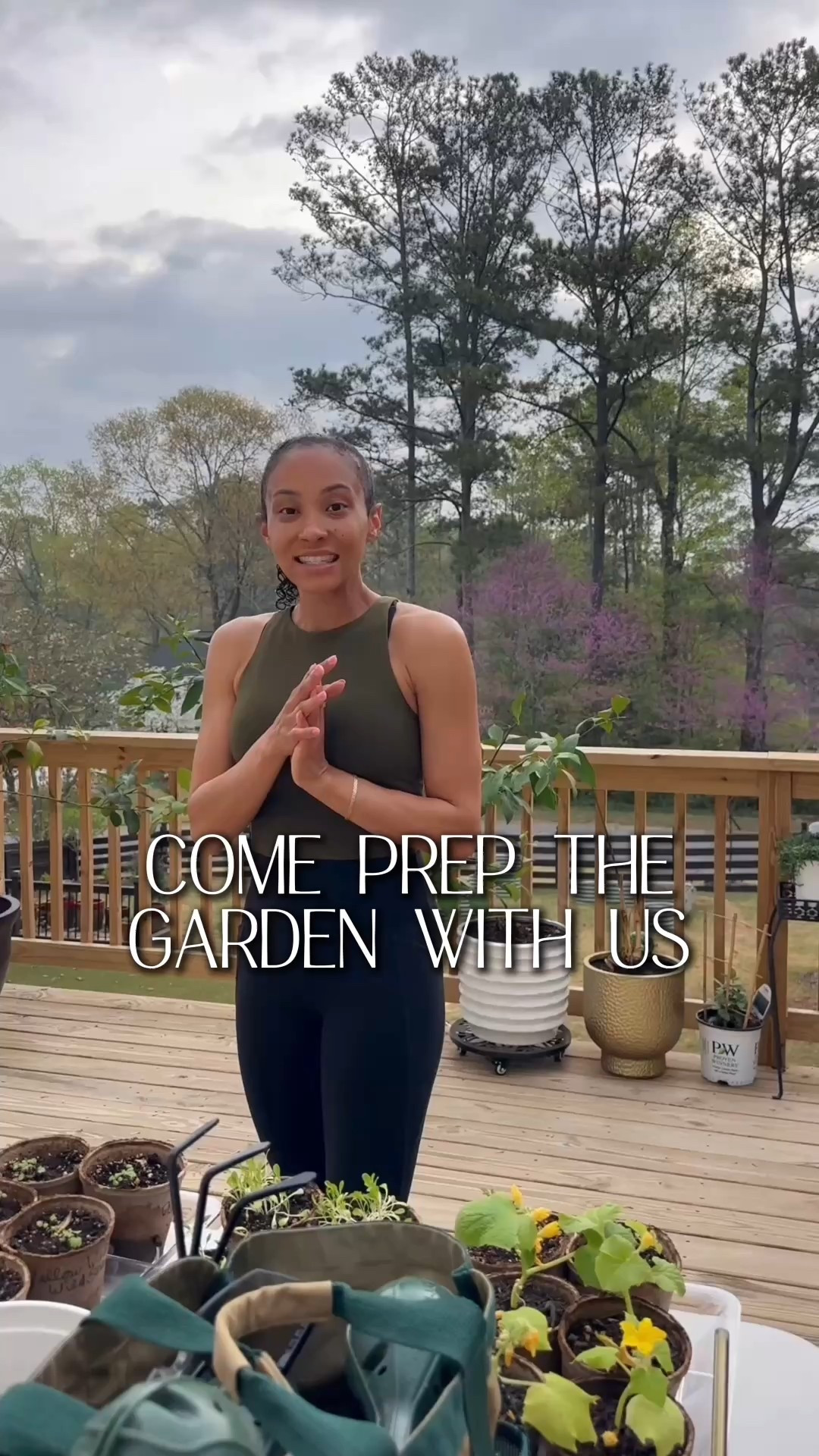 Come with as we prep the garden! 👨🏽‍🌾👨🏾‍🌾🪴

#LTKHome #LTKOver40 #LTKSeasonal