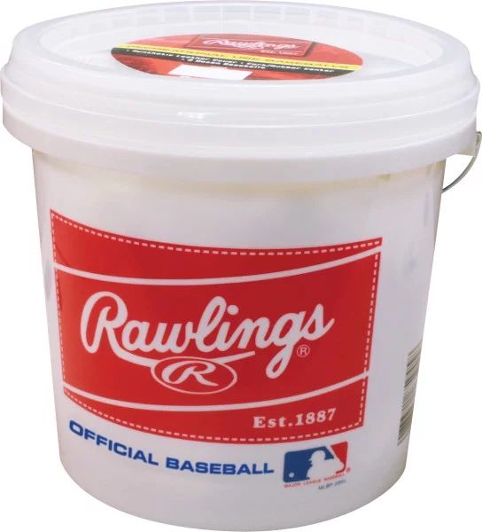 Rawlings Bucket of 8U Official League OLB3/R8U Baseballs (24 Pack) - Walmart.com | Walmart (US)