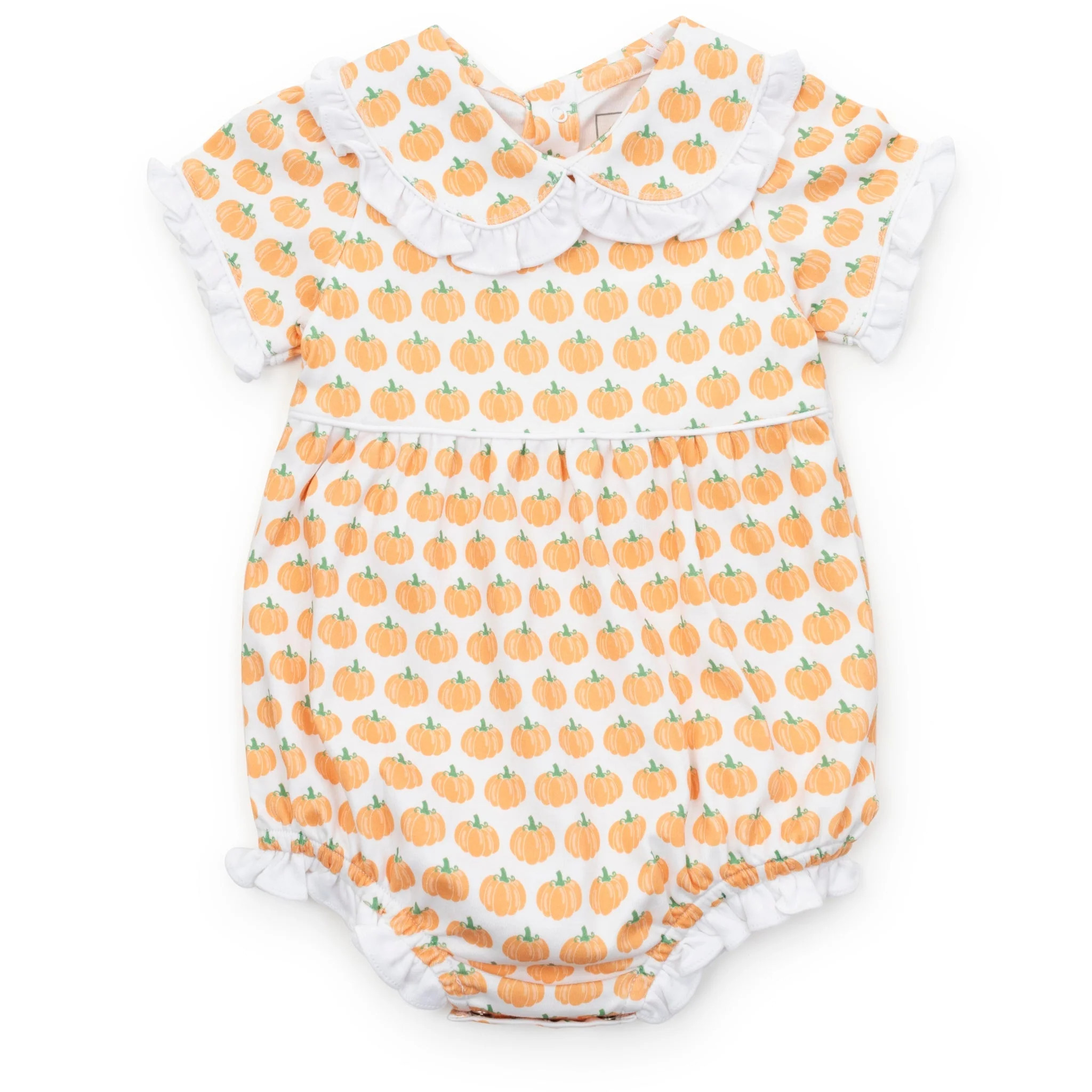 Council Girls' Pima Cotton Bubble - Harvest Pumpkin | Lila and Hayes