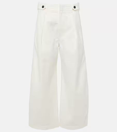 Payton high-rise twill wide-leg pants | Mytheresa (UK)