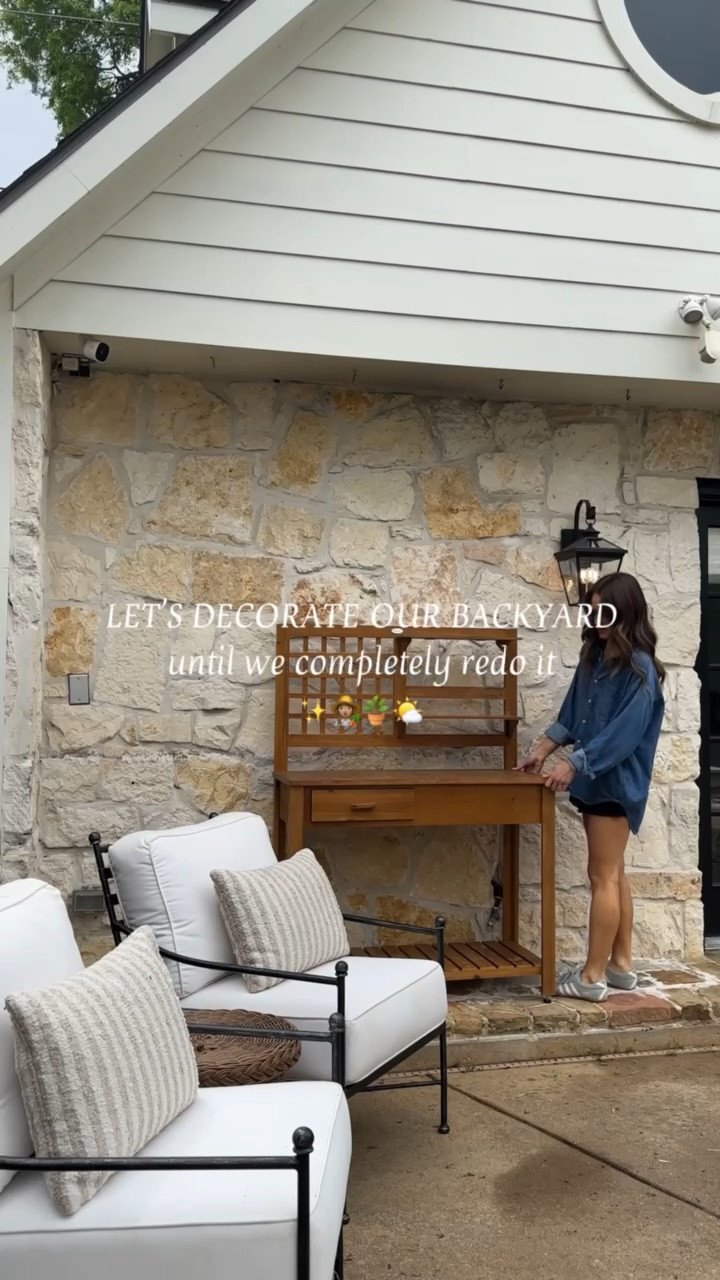 DECORATE THE BACKYARD WITH ME ✨🪴🪏

A lot of my decor is @Wayfair 

#LTKHome #LTKSaleAlert #LTKdayinmylife
