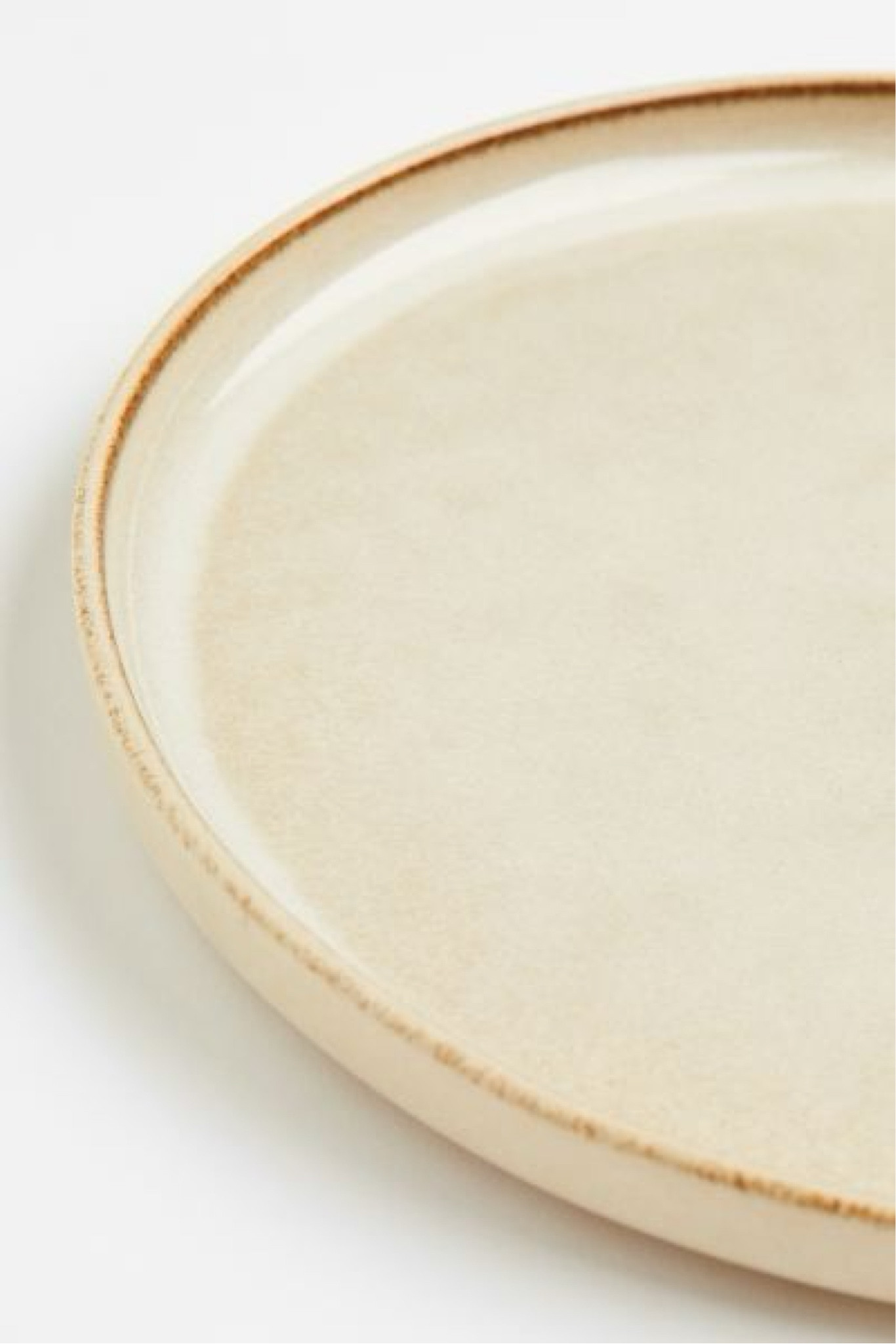 H&M  stonewear plate 