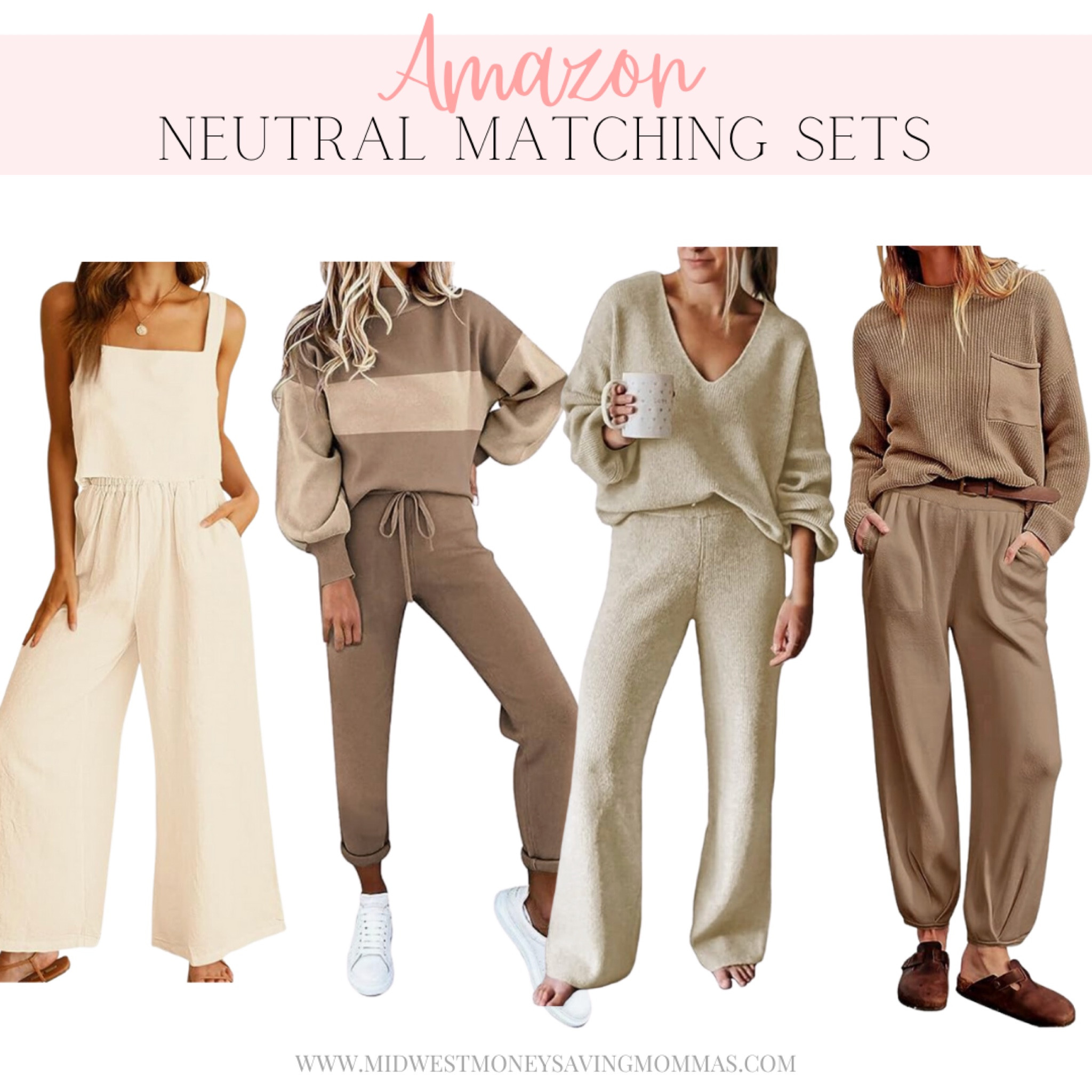 Neutral Matching Set 

Amazon finds  loungewear  athleisure  fall outfit 

#LTKfindsunder50 #LTKSeasonal #LTKstyletip