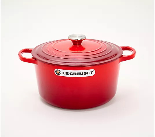 Le Creuset Traditional 6.5-qt Enameled Cast Iron Round Deep Oven - QVC.com | QVC