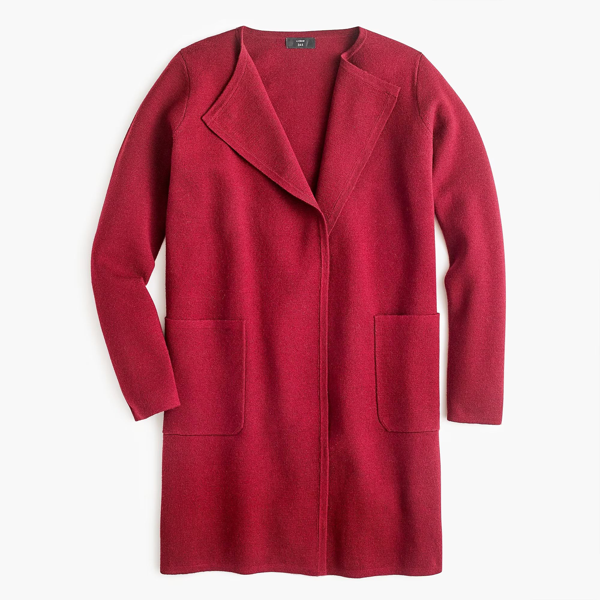 Juliette collarless sweater-blazer | J.Crew US