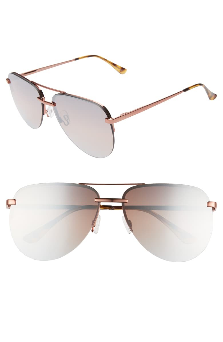 x JLO The Playa 54mm Aviator Sunglasses | Nordstrom