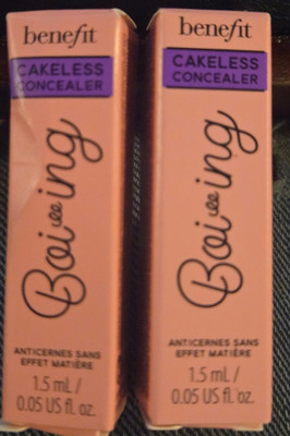 Benefit Boi~ing Cakeless Concealer Set of 2 No. 4 Can't Stop Light Cool MINI | eBay US
