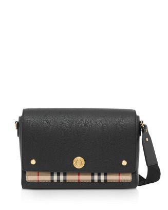 Leather & Vintage Check Note Crossbody | Bloomingdale's (US)