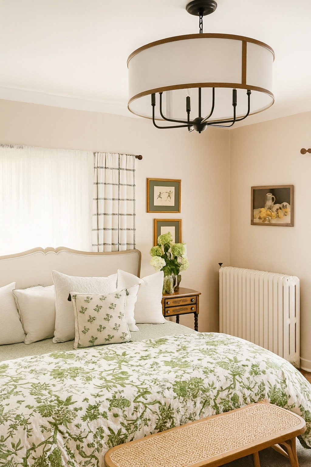 The new light fixture in my room by Shades of Light! Obsessed! 