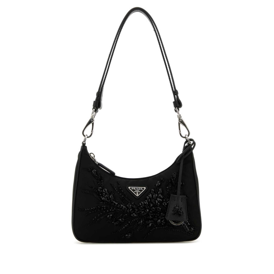 Prada Black Re-Nylon Re-Edition Shoulder Bag | Jomashop.com & JomaDeals.com