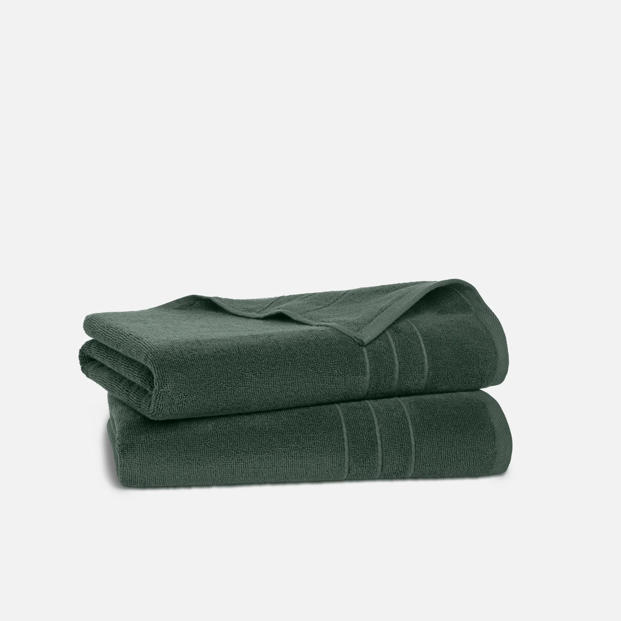 Brooklinen Classic Turkish Cotton Bath Towels in Botanical Green | Brooklinen