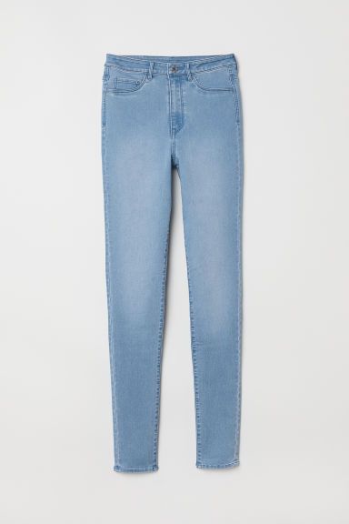 H & M - Super Skinny High Jeggings - Blue | H&M (US)