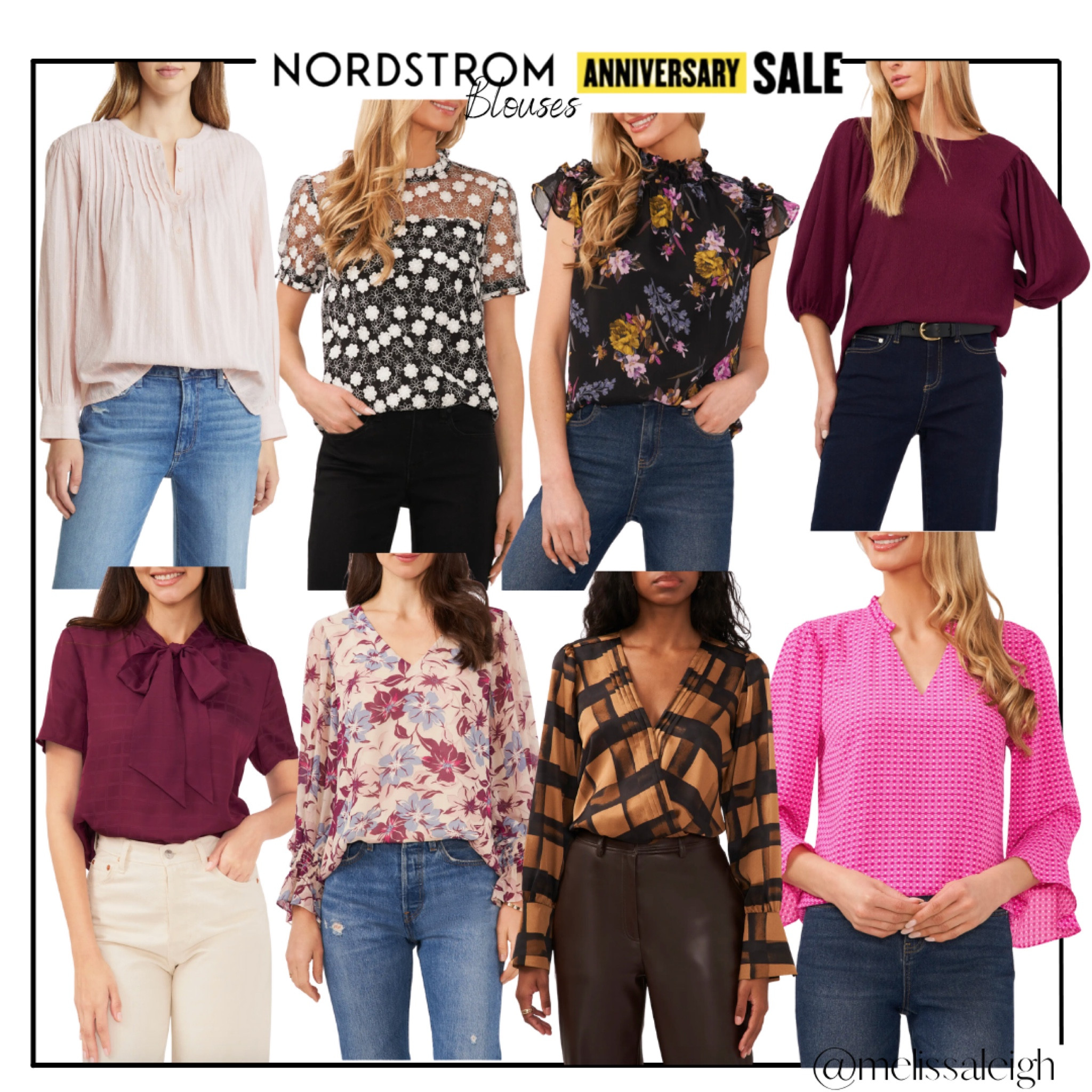 Nordstrom, Nordstrom sale, n sale 2023, fall outfit, fall style, sale finds, fall fashion, fall staple items, fall work outfit, fall blouses, puff sleeve blouses, floral blouses, floral embroidered mesh top, clip dot pin tuck cotton top, bow neck flutter sleeve blouse, balloon sleeve blouse, chiffon blouse with ruffle sleeve, plaid wrap front blouse 

#LTKworkwear #LTKxNSale #LTKSeasonal