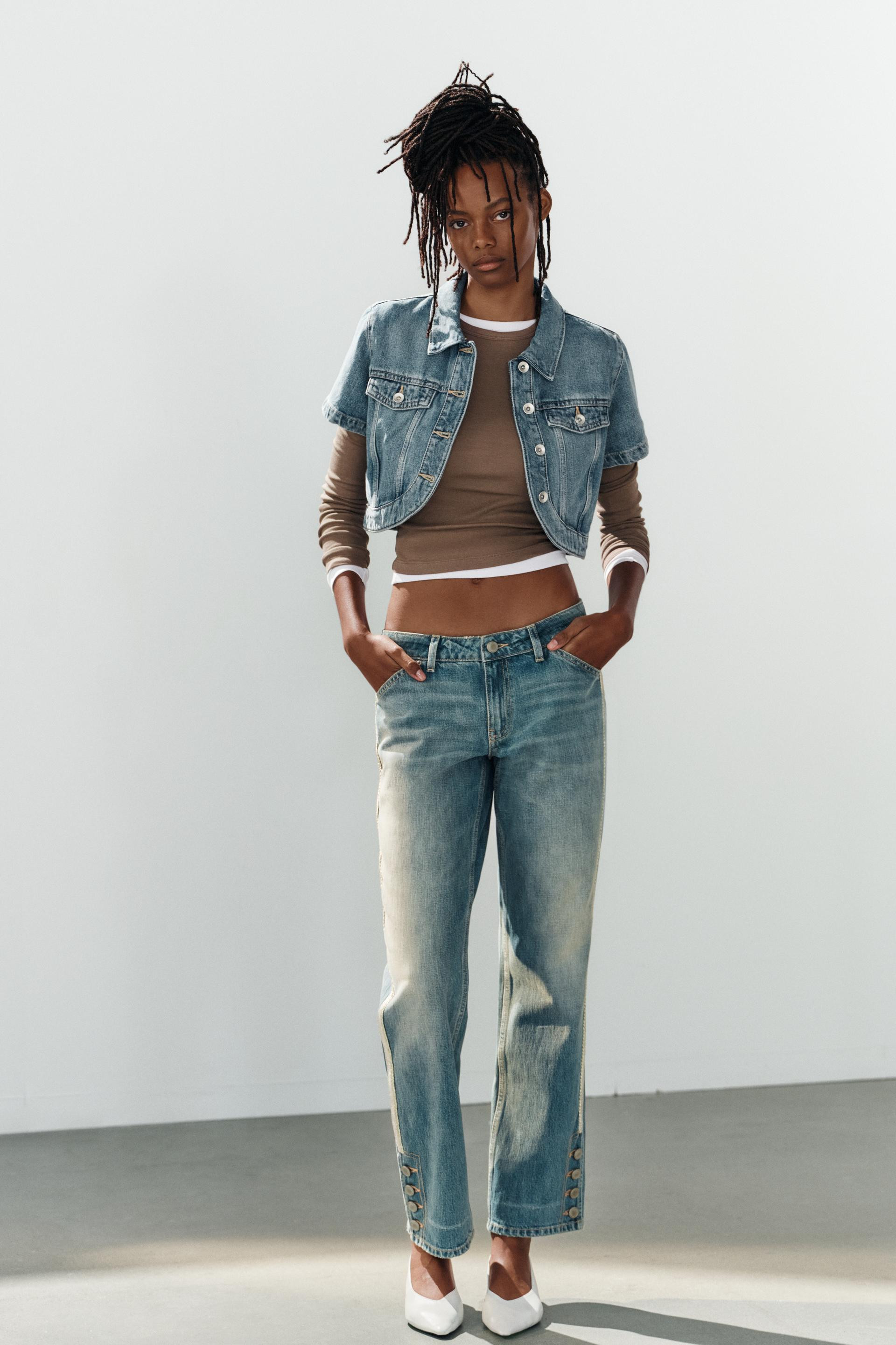 COTTON LONG SLEEVE T-SHIRT | Zara UK