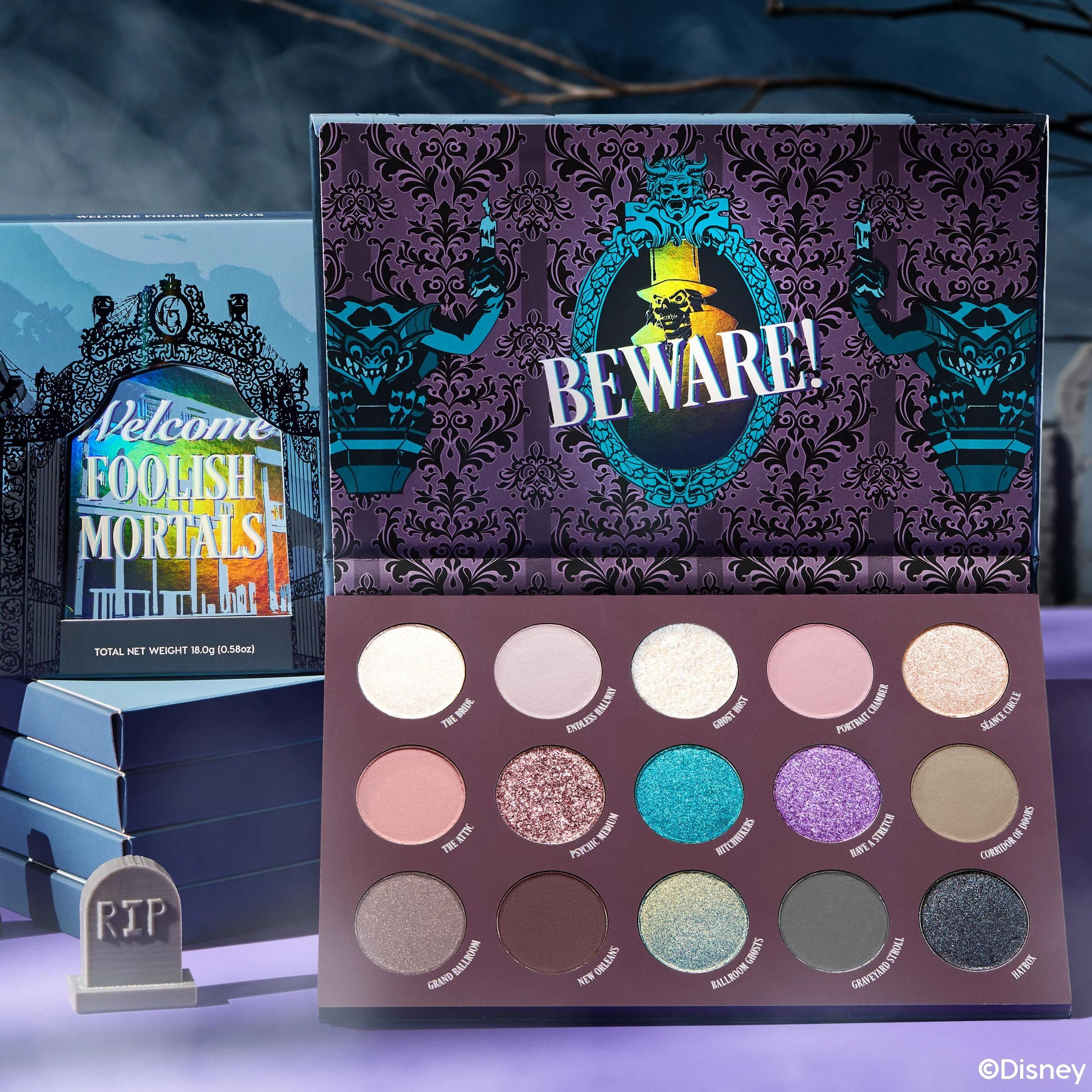 Welcome Foolish Mortals - Shadow Palette | ColourPop® x Haunted Mansion | Colourpop